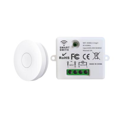 China Interruptor impermeable autopropulsado de Switch Wall Light del control remoto de RF433Mhz en venta