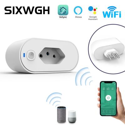 中国 120*60*40mm WIFIのスマートなソケット2000Wの声制御遠隔プラグのソケット 販売のため