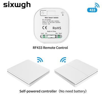 China el interruptor elegante de 2a 250v Whz01 Zigbee redondeó el interruptor más oscuro de la esquina del interruptor Rf433 Homekit en venta