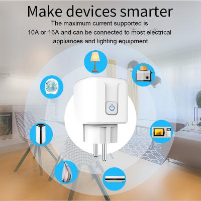 China App Control Wifi Smart Plug Compatibility IOS/Android Intelligent Plug Socket zu verkaufen