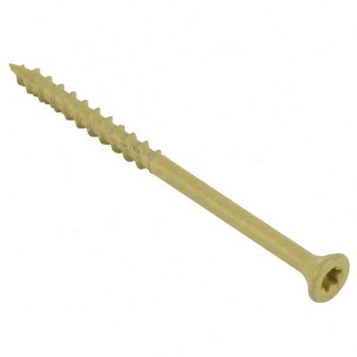 China Flat Surface Deck Screws White Wood Screws Wood Screws Double End for sale