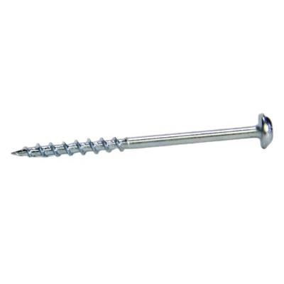 China Joint 250 Count #8 X 2-1/2in Zinc Wire Pocket Hole Rough Screws for sale