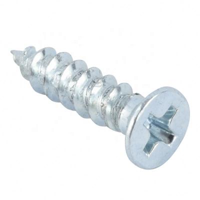 China m10 self tapping cross pan head pan head ga'lvanized wood screw for sale