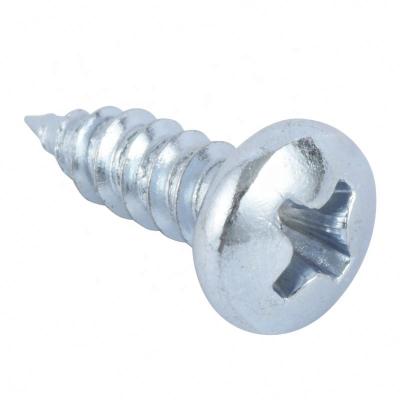 China #6-14 Pan Carbon Steel Phillips Drive Pan Head Galvanized Self Tapping Screw for sale