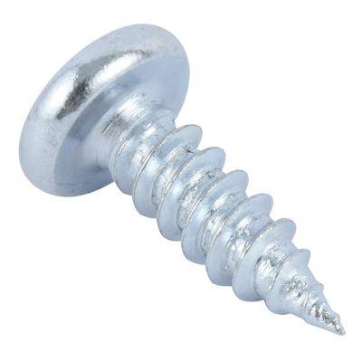 China Stainless Blue White Zinc Pan Head Cross Recessed Self Tapping Screw for sale