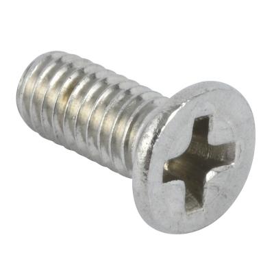 China Flat Head 304 Phillips Drive #6-14 Stainless Small Flat Head Machine Screws for sale