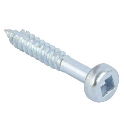 China Galvanized Pan Pocket Hole Screws Fine Pocket Hole Square Thread #7 Tapping Screw for sale