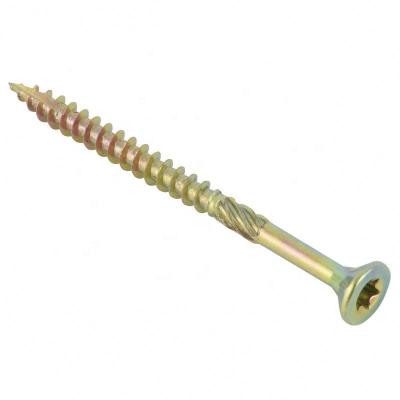 China Flat deck screws coated wooden ruber whaser screw size chart for sale