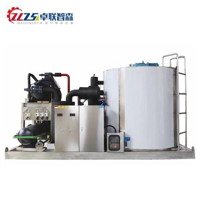 China Commercial 15 ton effciency and dry flake ice machine for middle africa for sale