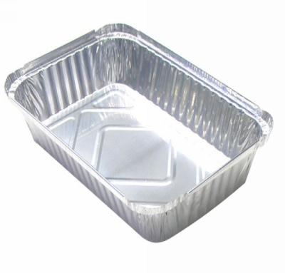 China Het beschikbare 700ml-van het de Containeraluminium van het Aluminiumfolievoedsel Dienblad van de de Foliebarbecue Te koop