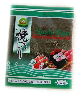 Cina 28g Yaki cascer Nori Seaweed 10 strati con l'involucro originale in vendita