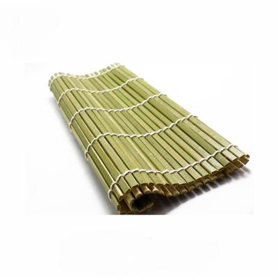 China Groen Natuurlijk 24cm 27cm Sushibamboe die Mat Heat Resistant Rolling Te koop