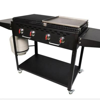 China Easily Assembled Outdoor 4 Burner Gas BBQ Grill for sale