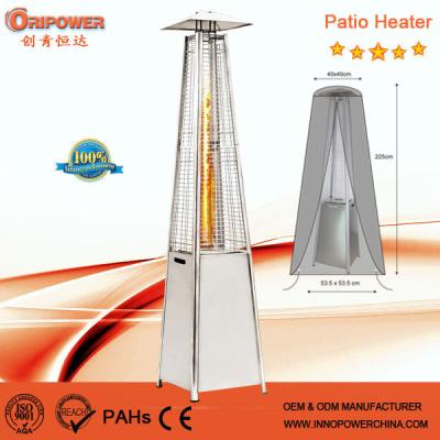 China Quartz Tube Glass GRP CE Approved Pyramid Flame Patio Heater for sale