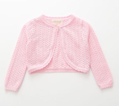 China Wholesale Custom Anti Shrink Kids Summer Ribbed Cardigans Kids Girl Cardigan Sweater for sale