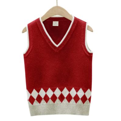 China Boys Factory Direct Selling Anti-Shrinkage Boy's Vest Sweater for sale