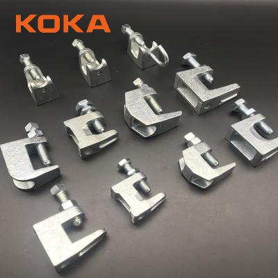 China Heavy Duty Stainless Steel Zinc Plate Hot Dip Galvanized Beam Clamps for sale