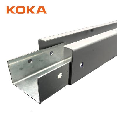 China Steel Powder Coated Stainless Steel Hot Dip Galvanizing Zinc Electrical Cable Trunking for sale