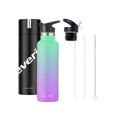 China Viable Standard Mouth Bottle Exquisite Structure Metal Water Bottle Insulated Stainless Steel Water Flask for sale