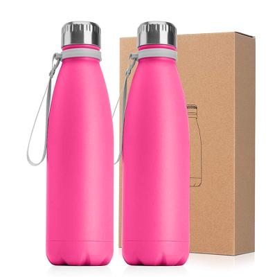 China Viable Hot Sale Cola Shaped Water Bottle Custom Stainless Steel Sport For Camping Hiking Logo for sale