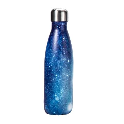 China New Designed Sustainable Metal Sports Bottle Cola Shaped Water Bottle Stainless Steel Kids 500ml for sale