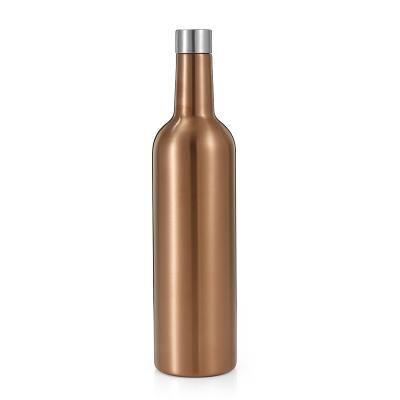 China Everich 750ml Double Wall Stainless Steel Sustainable Water Bottle Insulated Wine Bottle for sale