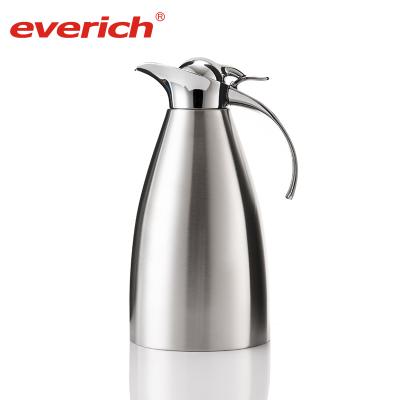 China OEM Viable Color Steel Vacuum Insulation Coffee Pot 1L Water Kettle for sale