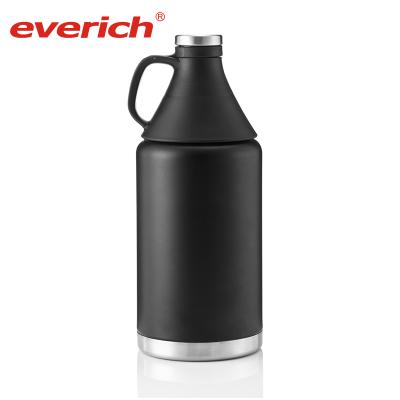 China Sustainable Portable Vacuum Flask Coffee Pot Pressurized 64oz Beer Shaker Stainless Steel Water Bottle 64oz for sale