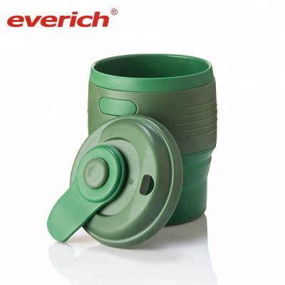 China Travel Viable Reusable Suction Collapsible Silicone Collapsible Cup for sale