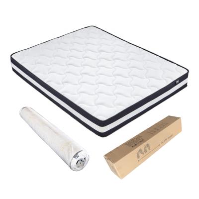 China Modern High Quality Full Queen Pillowcase Modern High Quality Large Empty Queen Size Pocket Spring Memory Memory Sponge Rubber Bed Compressed Mattress for sale