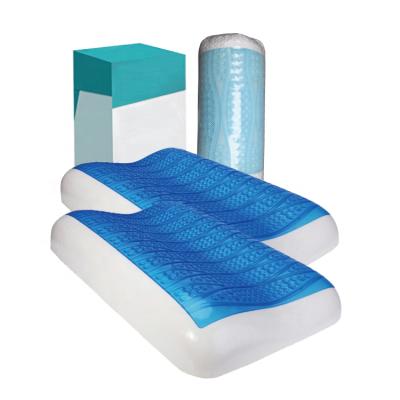 China Orthopedic Anti-Apnea Gel Memory Foam Cool Chips Rest For Sleep for sale