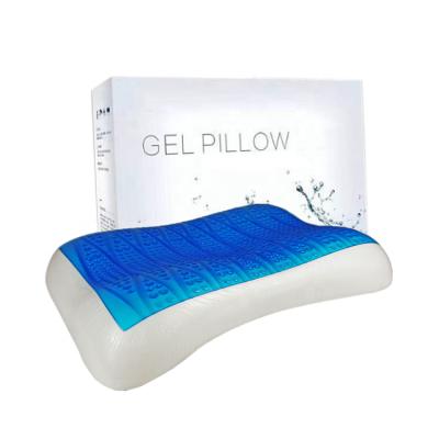 China Anti-Apnea Standard Size Acoustic Breathable Gel Memory Foam Pillow for sale