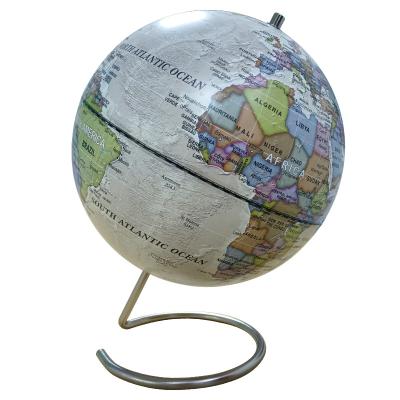 China Teaching Aid The Direct Manufacturer Stainless Steel World Globe Desk Decor for sale