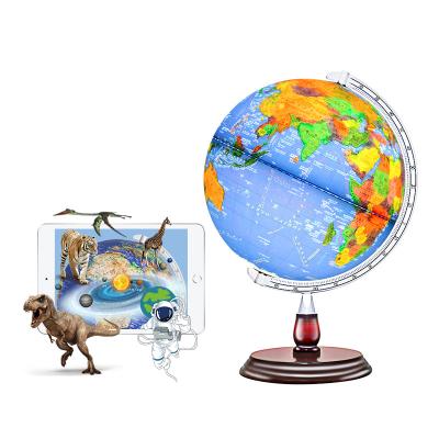 China 3D FUN GLOBE 3 in 1 illuminated AR to explore the world globe desk decoration geographical interactive earth globes for sale