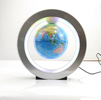 China Teaching Aid Magnetic Rotating Levitation Floating Globe Mysteriously Suspended In The Air World Map Home Decoration Opens (Multiple Colors) for sale