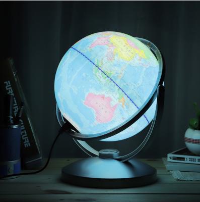 China Teaching Aids Plastic Teach World Globes Terrestrial World Map Desktop Globe Ball Kids Learning Gift Decoration Stationery for sale