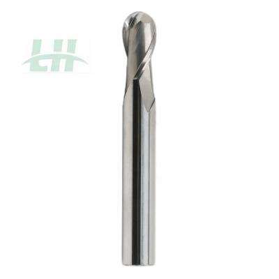 China Left Hand Ball Nose 16mm Tungsten Steel Carbide Milling Cutter Tungsten Steel End Mill Tungsten Steel Mill Lengthened Cutter 2 Blade Lengthened Cutter for sale