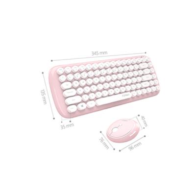 China Hot Selling Ultra-thin Wireless 2.4ghz Mini Tablet 2.4g Portable Wireless Keyboard and Mouse Combo for sale