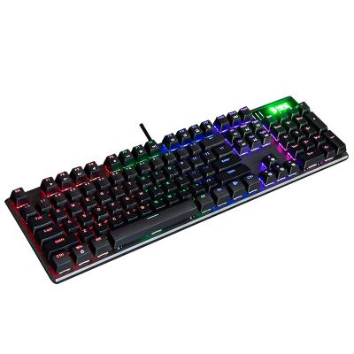 China Anti-ghosting Fuhlen Genuine Sense Logo Home Internet Cafe Custom Universal Gaming Keyboard High Quality Normal Mechanical Gaming Keyboard for sale