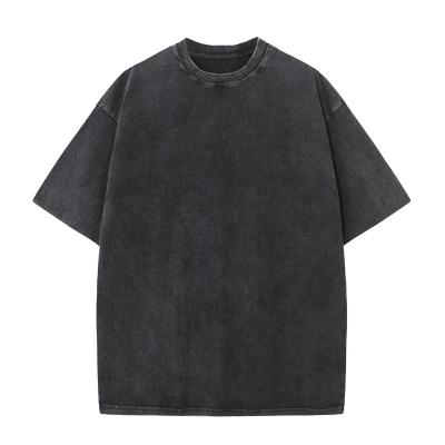 China QUICK DRY Fashion Thick Oversize Heavyweight Men's T-shirt Oversized Vintage Heavy Tees for sale