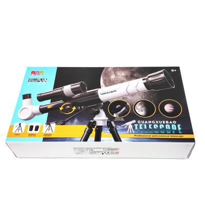 China Kids Study Ready To Ship Hot Sales PULL BACK Educational Toys Telescope / Monocular Kit For 8+ Kids for sale