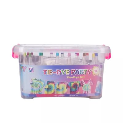 China Portable Case to Include Everything Needed for Group Project DIY Dye Permanent Link Set 18 Color Link Matrix Kit For Festivals School Activity Party for sale