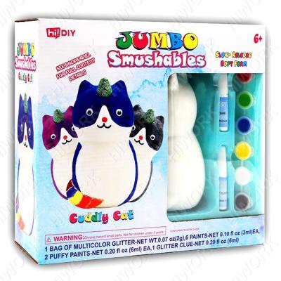 China Most Innovative New Polypropylene Educational Trainer Toys Make Your Own Pet Cat Smushables Educational Children Toys for sale