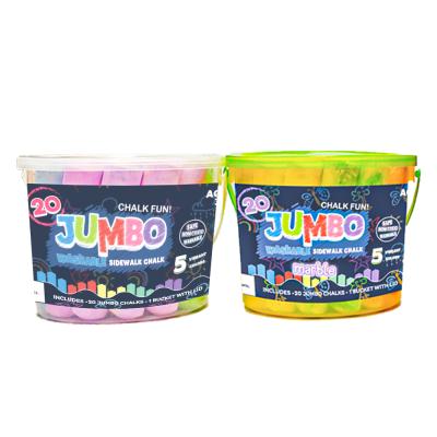 China Environmental Friendly Wholesale 4 Boxes Jumbo Sidewalk Chalk For Kids 3+ for sale