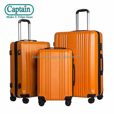 China 2021 Vacation Hot Selling ABS Luggage Set New Trolley Luggage Suitcase Travel 3 Pieces Luggage Set for sale