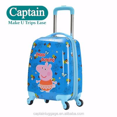 China New Design Small Pig Fashionable Custom Made Travel Luggage Hard Shell Case Kids Trolley Bag for sale