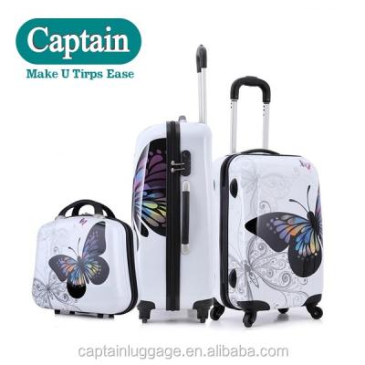 China Fashionable Hot Sale ABS+PC Movie Trolley Luggage for sale