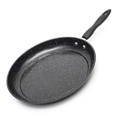 China Factory Stocked Sale Cheapest Price Cardboard-Steel 28cm Frying Pan With Non-Stick Coating No Oil No Smoke Easy Cooking Pan Skillet for sale