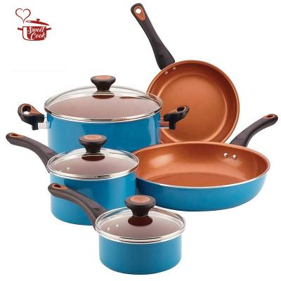 China Sustainable Home Kitchen 4 Pcs Cookware Sets Cast Iron Enamel Pots And Pans for sale