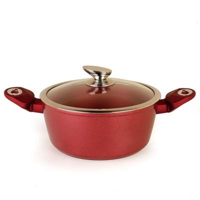 China Sustainable Indoor And Outdoor Cooking Popular Chinese Red Kitchen With Stainless Steel Accessories for sale